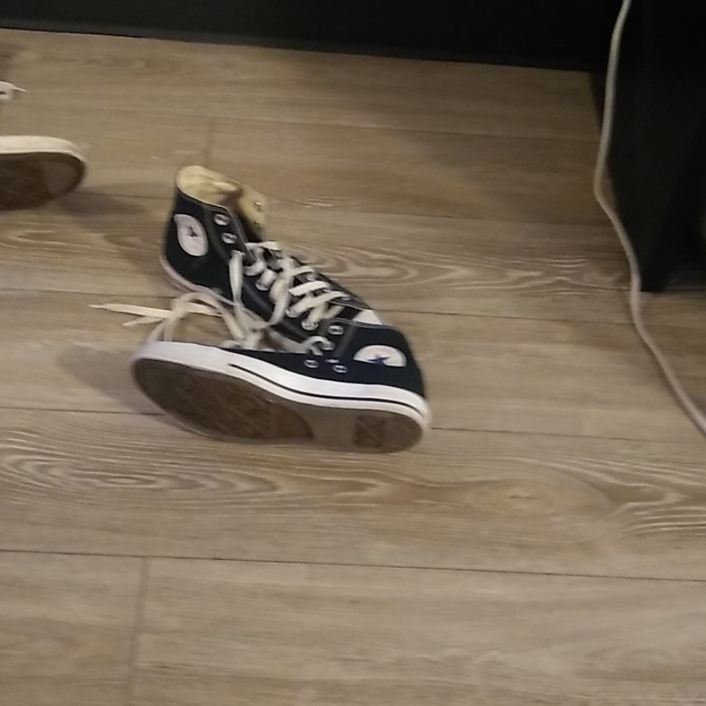 Black Converse high tops